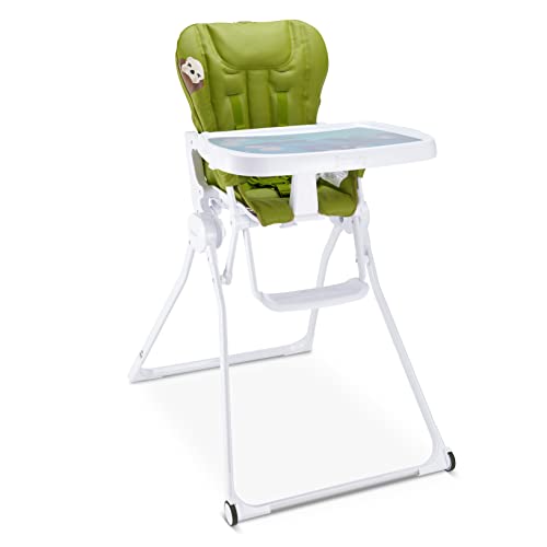 Joovy Nook NB High Chair, assento reclinável para recém-nascidos, bandeja Swing-Open, dobra compacta, edição do Parque Nacional