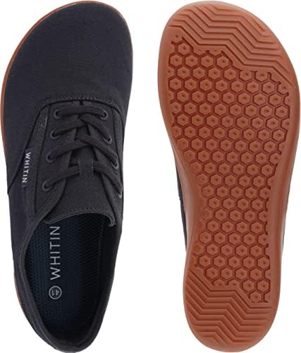 Whitin Men's Wide Canvas Sneakers descalços | Zero Drop Sole | Calçados minimalistas