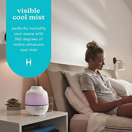 Homedics TotalComfort umidificador-grandes umidificadores de ar para quarto, plantas, escritório-névo