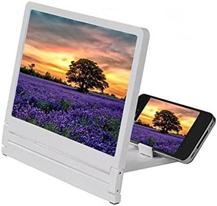 Walnut 8,2 polegadas 3D Tela para celular Mensagem HD Amplificador de vídeo Suporte de suporte com lupa de jogo de filmagem portador de mesa de telefonia dobrável