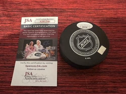 Nick Suzuki assinou 2023 NHL All Star Game Hockey Puck Montreal Canadiens JSA 9 - Pucks autografados da NHL