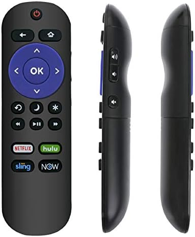 Replaced Remote fit for Hisense Roku TV 32H4D H4 Series 40H4D 43H4D 50H4D 55H4D 55R7E 65R6070E 65R7E1 40H4F 43R7E 50R7E 32H4E1 55R6E 60R5800E 50R6E 65R6E1 32H4030F 40H4030F 43R6E 43H4030F 55R60