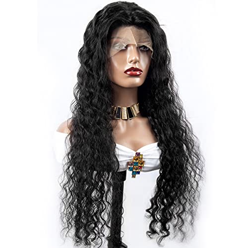 Ouri Hair Water Water Lace Wigs Cabelo Humano 180% Densidade 13x6 Onda de água Lace Frente de cabelo humano perucas com cabelo natural para mulheres negras