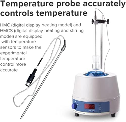 Mante de aquecimento elétrico do CNPRAZ Lab com agitador magnético, controle inteligente de temperatura digital, manto de aquecimento