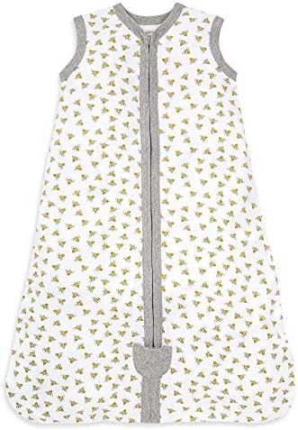 Abelhas de Burt Baby Unisisex-Baby Beekeeper Cobertor vestível, algodão orgânico, Swaddle Transition Sleeping Saco