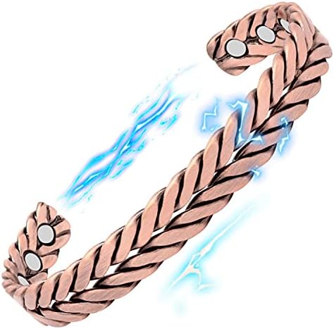 Skyfun Linfa Detox Bracelet Bracelets de cobre para mulheres para artrite e terapia articular para artrite Aberta