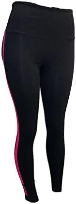 Victoria's Secret Pink Active High Cintura Alta Longa Algodão Legging Black Tamanho grande