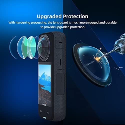 Morienzi para Insta360 X3 Lens Guards Protetor Caso Caso 360x3 Acessórios Protetores de Proteção