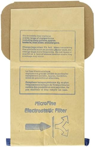 Sacos de poeira de pó de pó de pó de micro filtração Envirocare, feitos para ajustar os cartuchos do tipo C Tipo C 12 sacos
