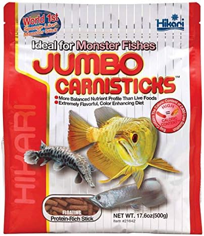 Hikari Tropical Jumbo Carnisticks Fish Food, 17,6 oz