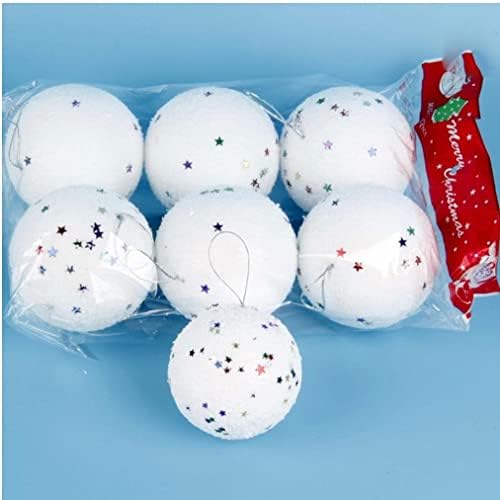 Zonstro 6 PCs/conjunto Bola de espuma branca Bola de espuma redonda Bolas de artesanato Diy Macking Ornamentos para