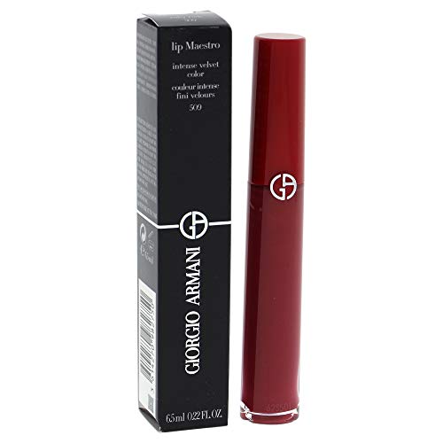 Giorgio Armani Maestro de veludo intenso - 509 Ruby Rude Women Lip Gloss 0,22 oz