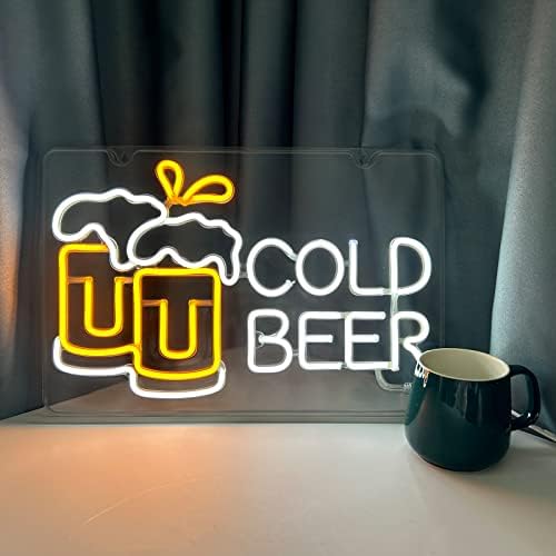 Sinais de cerveja de neon para o pub do bar de cervejas, sinais de neon para decoração de parede, decoração de cerveja