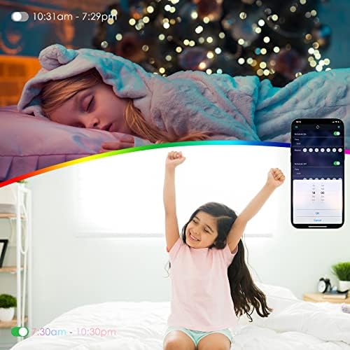 Luzes de tira de LED 13,2 pés para 45-65in TV LED Luz de fundo RGB LEVS LEITAS DE TV LELHAS DE TV USB LED LIGHT PC PC LED LED Music Sync Lights Luzes de 5V LED para quarto de TV Bluetooth, HDTV Mood Light, Gaming