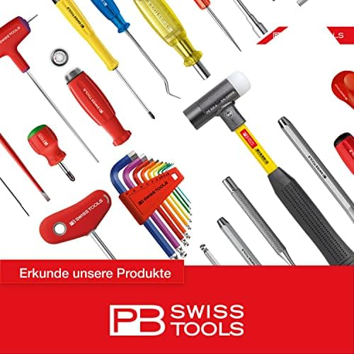 PB Swiss Tools - SwissGrip Stubby Universal Bits, para precisionbits C 6.3 e E 6.3, Modelo #8452.M -10, Ferramentas da Mecânica