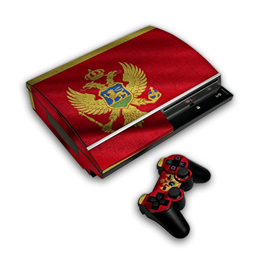 Sony PlayStation 3 Design Skin Bandeira do Montenegro adesivo de decalque para PlayStation 3