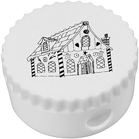 Azeeda 'Gingerbread House' Compact Pencil Sharpiner