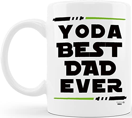 Canecas clássicas Funny Pai Canecas Para o Dia dos Pais Yoda Melhor pai de todos