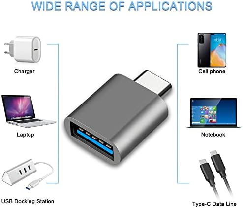 Adaptador USB C para USB - conversor do Thunderbolt 4 do tipo C Tipo C para MacBool para MacBooks e mais