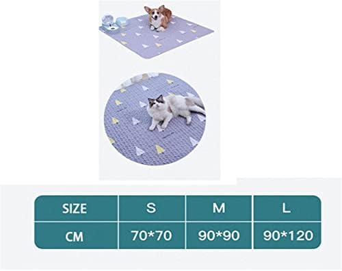 Czdyuf Summer Dog Dog Doce Pet Pet Refreshing Bed Adequado para Cão de Cães Lavagem de Cães Lavagem de Pequenos e Médios