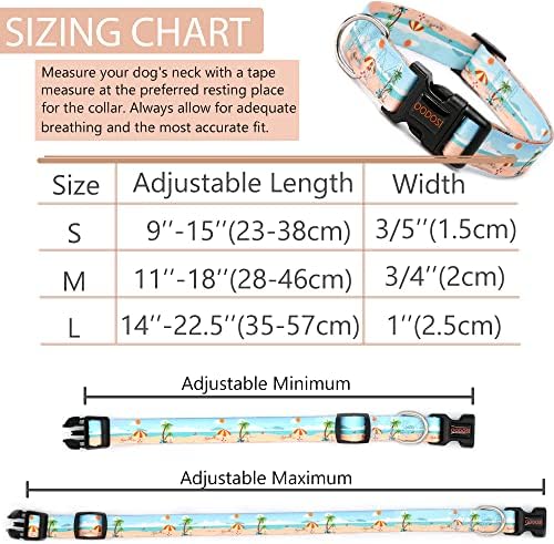 Colarinho de cachorro Oodosi, colares de cachorro ajustáveis ​​macios e colarinho elegante e colar de estimação durável para cães pequenos,