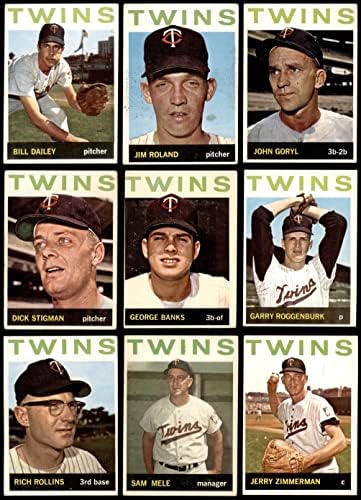 1964 Topps Minnesota Twins Team Set Minnesota Twins VG+ Twins