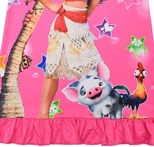 Kidhf Toddler Little Girls PJS Moana Comfy Loose Fit Pijamas Girls Prind Princess Dress