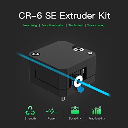 Peças da impressora 3D mewmewcat, kit de extrusão de extrusão suave CR-6 SE alimentação estável para 1,75 mm de filamento compatível