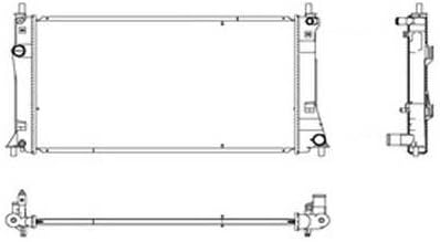 Montagem do novo radiador rareelétrica compatível com 2012-2013 Mazda 5 2.5L L4 2488CC 152 CID LFYA-15-SB0 13220 LFYA-15-SB0
