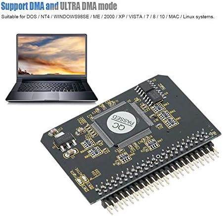 Adaptador ASHATA SD para IDE, laptop tf para placa adaptador IDE para DOS / NT4 / Windows98SE / ME / 2000 / XP / Vista / 7/8 / 10 /