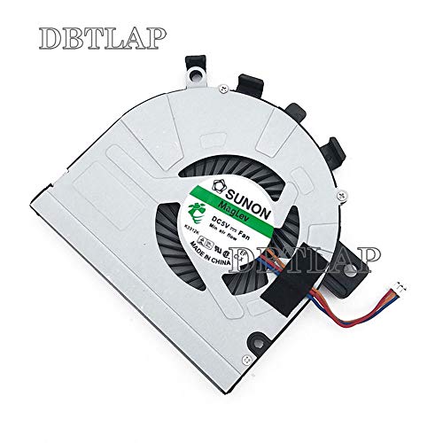 Fã de laptop DBTLAP Compatível para Toshiba Satellite E55T-A5320 CPU Fan