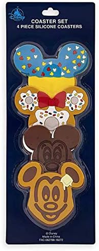 Disney Parks Mickey Minnie Mouse Snack Icon Silicone Conjunto de 4