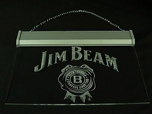 Jim Beam Bourbon Whisky Pub Bar Publicidade LED LED LIGHT SIGN Y094R