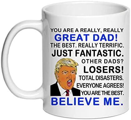 Siuny Trump Mom Gifts Coffee Caneca, você é uma ótima mãe novidade canecas canecas de canecas para mamã