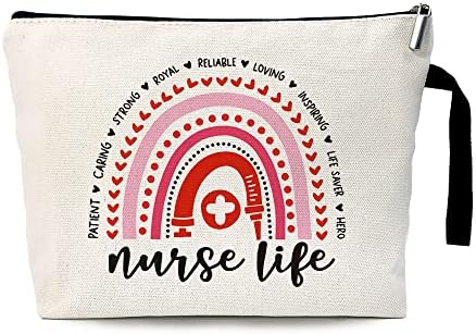 Zhantuone Nurse Life Bacha de cosméticos ， Presentes para enfermeiros ， Presente de graduação de enfermagem - Presente de