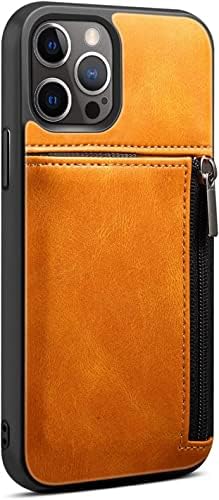 Casos de Maalya para iPhone 13/13 Pro/13 Pro Max, Caixa de proteção contra carteira de couro, interior macia com titular de cartão