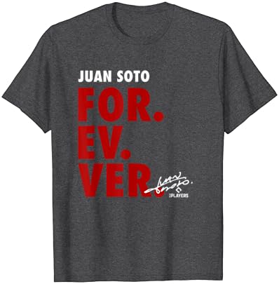 Juan Soto Forever Baseball Sports - T -shirt de vestuário