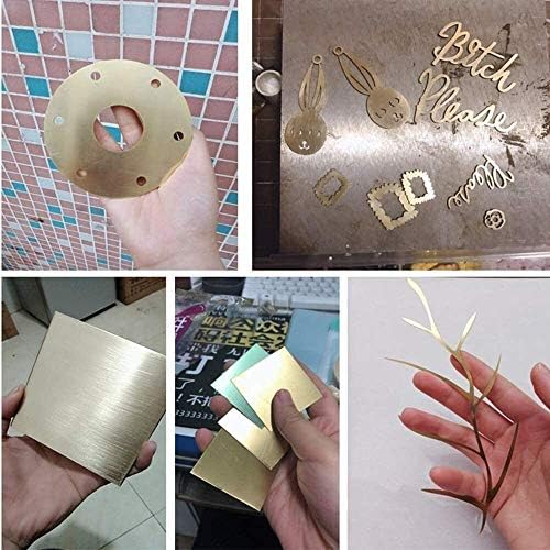 Little alto Poppy Metal Copper Foil Felf Felta Metal Metal Metal para Metalworking Craft Diy Brass Plate