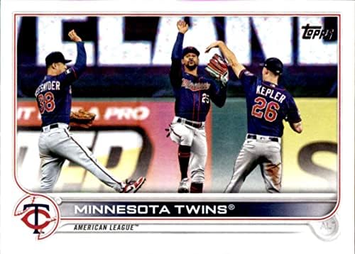 2022 Topps 435 Minnesota Twins Minnesota Twins Series 2 MLB Baseball Trading Card