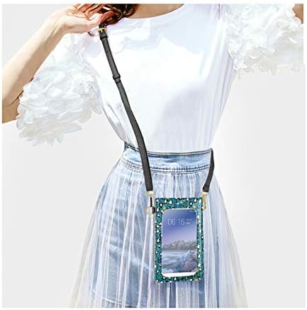 Bolsa de tela de toque de borboleta colorida clohomin - bolsa de bola de crossbody leve bolsa portátil - bolsa de armazenamento de celular carteira para homens meninas