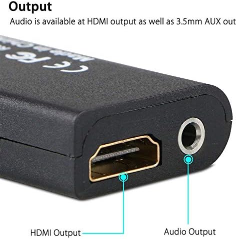 Adaptador AV de vídeo Zhiyuen® para Sony PlayStation 2 ps2 para conversor HDMI com saída de áudio de 3,5 mm, para HDTV HDMI Monitor