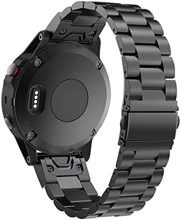 Gikos Aço inoxidável 26mm 22mm RELUGUELA VABELA VABELA DE VABELA PARA GARmin Fenix ​​6 6x Pro 5x 5 Plus 3 hr Watch EasyFit