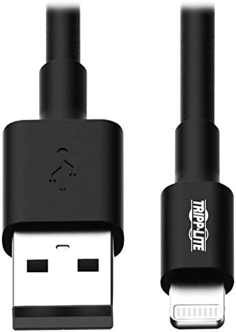 Tripp Lite Apple MFI Certificado 10 polegadas Lightning to USB Cable Charge iPhone/iPod/iPad, Bulk 10 pack - preto