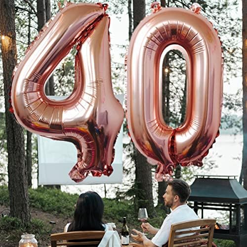 ROSE GOLD NÚMERO 48 BALLOONS 32 Número de papel alumínio Balão de 48 anos Digit 48 Hélio Big Ballons para decorações de