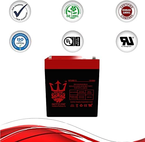 Produtos de energia Netuno 12V 5AH NT1250 F2 SLA Bateria Substituição para SLAA12-5F2 Duracell Ultra 12V 5AH AGM SLA Bateria