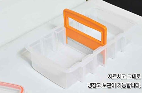 Cutter Kimchi, armazenamento de corte de alimentos, armazenamento+faca+tábua de corte, corte e armazenamento de alimentos ao mesmo tempo, corte facilmente a carne, kimchi, etc. com a armazenagem, feita na Coréia