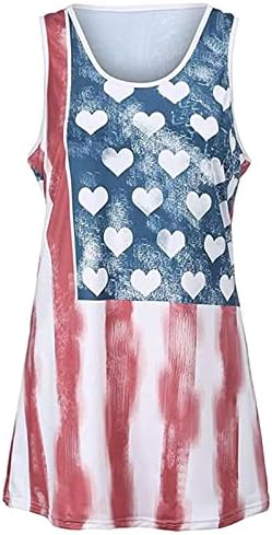 Camisas de compressão de manga longa para mulheres New American Flag American Tank Casual Top Tampa curta Tops de manga