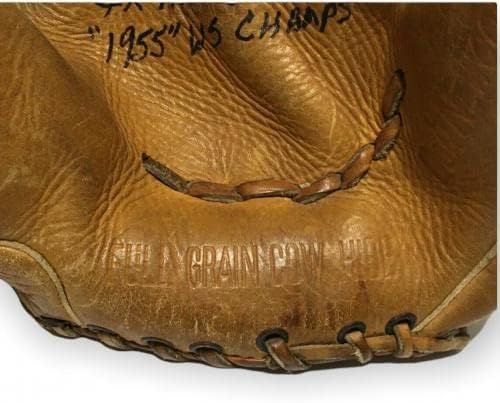 Don Newcombe assinou a luva modelo de gabinete vintage NL MVP/CY/ROY/WS Champ JSA - Luvas MLB autografadas