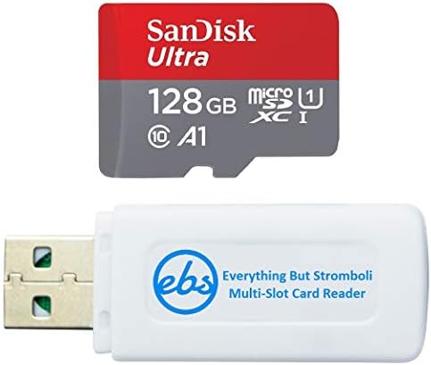 Cartão de memória Sandisk 128 GB Ultra MicroSD funciona com Samsung A20s, A71 5G, A51 5G Celular Packle