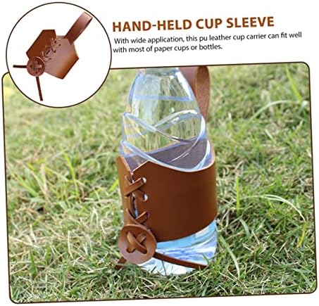 Stobaza 5pcs embalagem Bolsa de envelhecimento portátil de vidro portátil para caneca de caneca de caneca de coldre de caneca portador